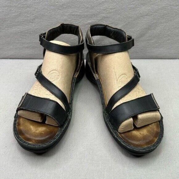 Naot Black and Cream Sandals - Picture 2 of 8